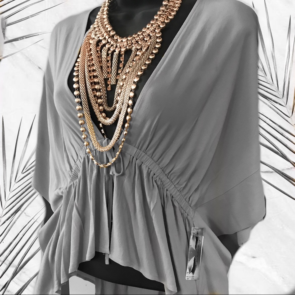 ‼️Rose Gold Large Statement Necklace Fashion chain - Picture 1 of 1
